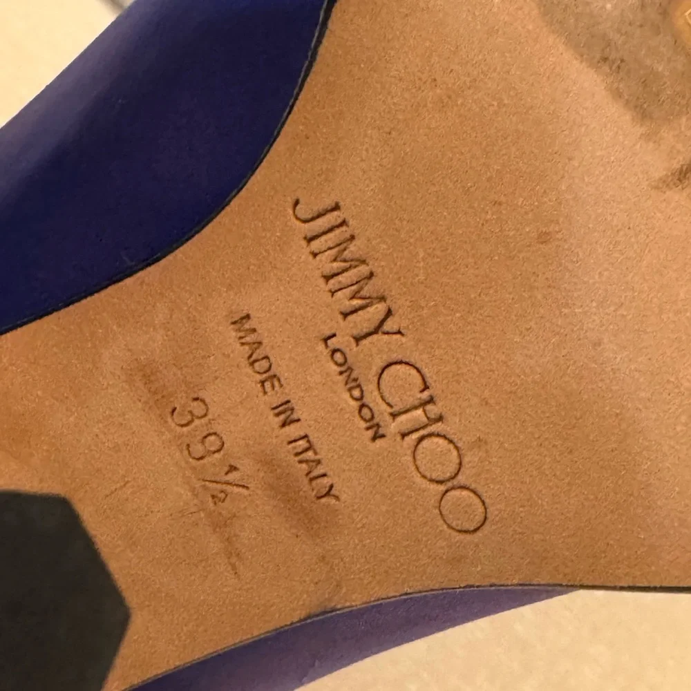 Jimmy Choo Vibrant Blue Sock Boots - Picture 5 of 9